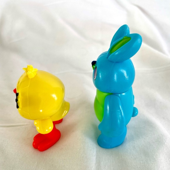 Disney Pixar Imaginext Toy Story 4 Ducky & Bunny Figures EUC Displayed Only - Picture 2 of 6